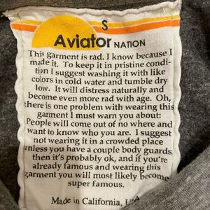Aviator Nation. Excellent condition only worn a handful of times. Size S